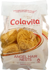 Colavita Pasta Nest Angel Hair 16 oz, 2-pack, imported from Italy for quick meals