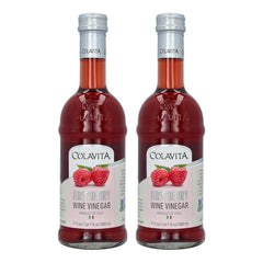 Colavita Raspberry Red Wine Vinegar bottle front, ideal for vibrant dressings