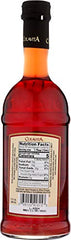 Colavita Raspberry Red Wine Vinegar label close-up, classic aging process