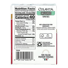 Colavita Recart crushed tomatoes on display for pantry stocking