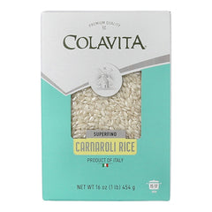 COLAVITA Superfine Carnaroli rice 1lb box – premium risotto base.