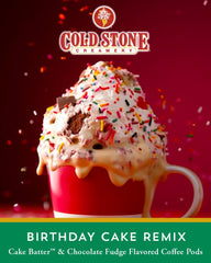 A mug of Cold Stone Beverages coffee shows rich aroma and smooth pour