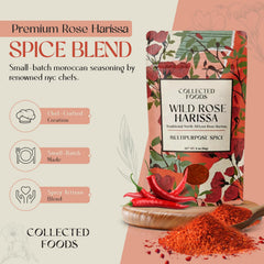 Collected Foods Rose Harissa Aleppo peppers flakes ready to season flavorful meals