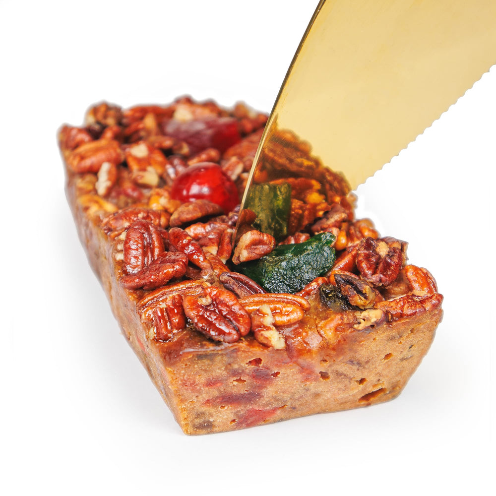 Collin Street Bakery deluxe fruitcake loaf 2-pack, ready for gifting and sharing.
