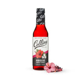 Collins Chicago Hibiscus Simple Syrup bottle adds vibrant color and floral flavor to cocktails