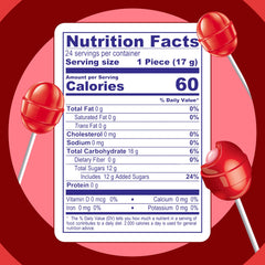 Colombina Bon Bon Bum strawberry lollipop closeup highlights bold fruit flavor.
