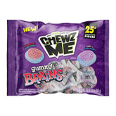 Colombina ChewzMe brains gummy closeup with layered flavors for Halloween fun