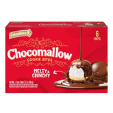 Colombina chocolate-covered marshmallow cookies pack on a festive table for Valentine’s sharing