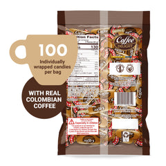 Colombina Coffee Delight close-up texture shows soft caramel and coffee notes.