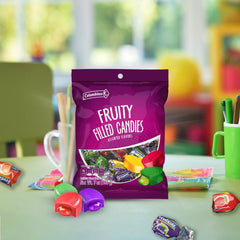 Colombina Strawberry shell with liquid center, fruity snack