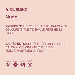 Colour Mill nude oil-based color swatches showing shade and pigment intensity.