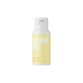 Colour Mill Lemon oil-based color bottle closeup for vibrant cake decorating