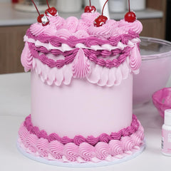 Colour Mill Baby Pink adds soft pink to chocolate ganache glaze