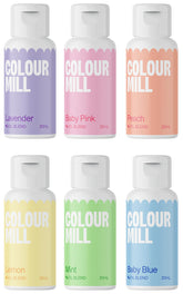 Colour Mill Oil-Blend Easter Pastel Set bottle close-up for smooth chocolate coloring.