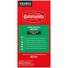 Arabica beans used in Café Special Decaf with a rich, decaf profile.