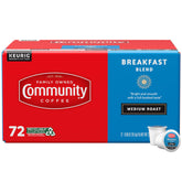 Community Coffee Breakfast Blend aroma enhances your morning routine with a bright scent.