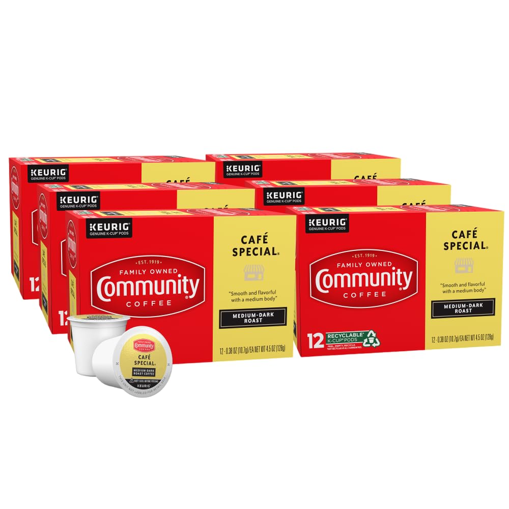 Community Coffee Cafe Special box of K-Cups ready for quick café-style mornings.