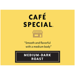 Community Coffee Cafe Special packaging label design showcasing brand heritage.