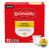 Community Coffee coffee and chicory cup shows bold flavor and inviting aroma.