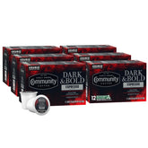 Community Coffee Dark & Bold Espresso Pod ready for a rich, quick brew.