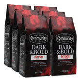 Community Coffee Dark & Bold Intense Blend 72oz Pack: bold mornings start here.