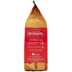 Community Coffee ground coffee brew-ready for drip machines with satiny finish