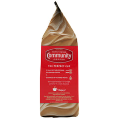 Community Coffee Hazelnut Creme aroma rising from a steaming cup.
