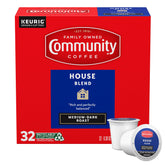 Community Coffee House Blend cup with smooth, balanced aroma.