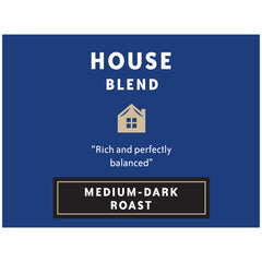 Box of 12 Community Coffee House Blend pods on display