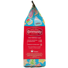 Natural ingredients label on Community Coffee, no artificial flavors