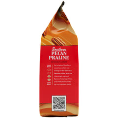 Steaming cup of Community Coffee Southern Pecan Praline with inviting aroma