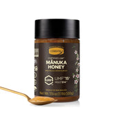 Comvita Manuka Honey jar close-up, premium raw honey for daily rituals.