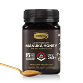 COMVITA Manuka Honey UMF 10+ in a jar for tea or yogurt.