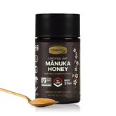 Comvita Manuka Honey UMF 15+ bottle, ideal for tea rituals