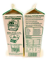 Better Butter Flavacol popcorn salt on mushroom popcorn for rich flavor