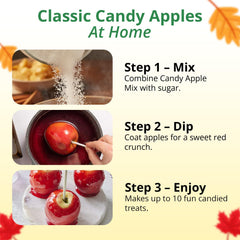 Concord Foods Candy Apple Kit sticks included for easy dipping