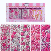 Confect Love Sprinkles pink lips for whimsical wedding cupcakes