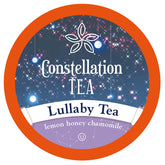 Constellation Tea Lemon Honey Chamomile Lullaby pod brew pours a soothing evening ritual.