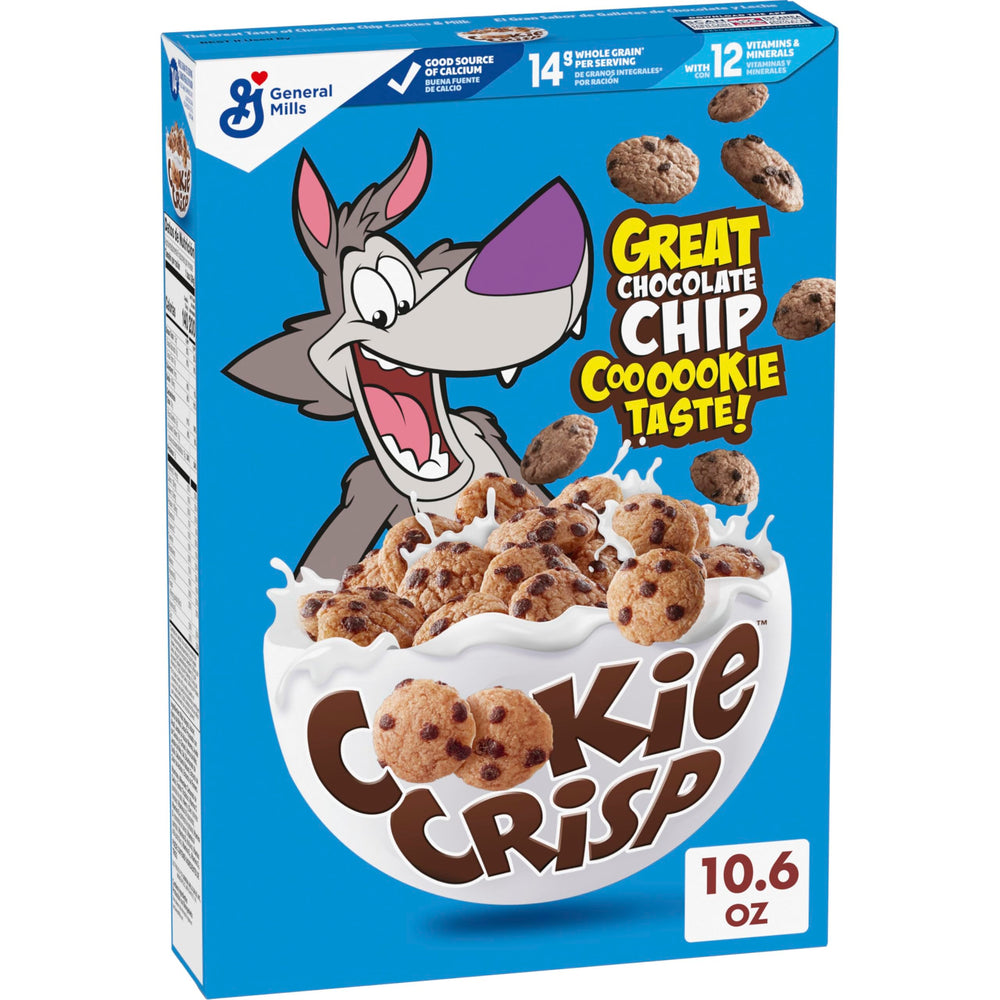Cookie Crisp mini cookie pieces ready to pour into milk for breakfast.
