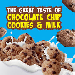 Serving Cookie Crisp with milk for a convenient morning meal.