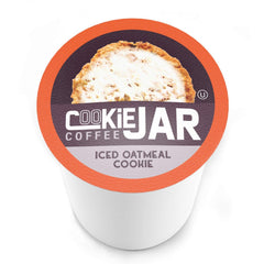 Cookie Jar iced oatmeal coffee pods cup delivers a warm, sweet aroma with every sip.
