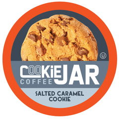 Cookie Jar salted caramel coffee pods 40-count for versatile hot or iced brews