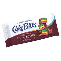 Almond cake slices from Cookies United Always Fresh Cakebites with soft texture