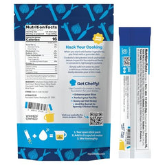 Cookstix sticks dissolving in hot water release roasted chicken aroma and depth