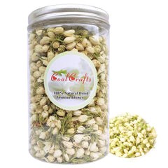 CoolCrafts dried jasmine buds in a sealed bottle preserve aroma and freshness.