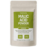 Coolinario Malic Acid Powder bottle pour shows easy dosing for tart beverage enhancement.