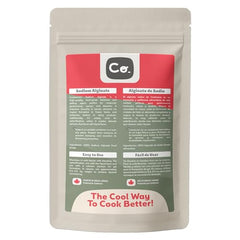 Coolinario sodium alginate powder dissolves smoothly in cold liquids for quick texture control.