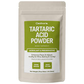Coolinario Tartaric Acid Powder bottle being poured, balancing wine acidity.