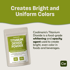 Coolinario titanium dioxide powder maintains opacity in dairy beverages without altering texture