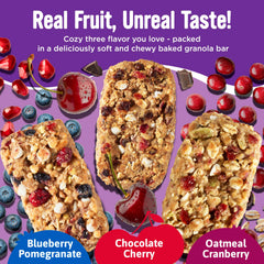 Cooper Street Granola Bakes bar in hand, convenient breakfast or afternoon snack.